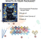 xackcme Cat Paint by Numbers for Adults - Image 2