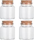 4PCS 50ml Small Empty Glass Bottle by Wondeken