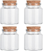4PCS 50ml Small Empty Glass Bottle by Wondeken