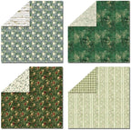 Scrapbook Paper & Scrapbooking Supplies, Vintage Green 6x6 Double-Sided - Image 5
