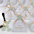 UNIQOOO 6 Pcs Wax Seal Stamp Set, Floral Stamps Botanical Sealing Stamper Kit - Image 3