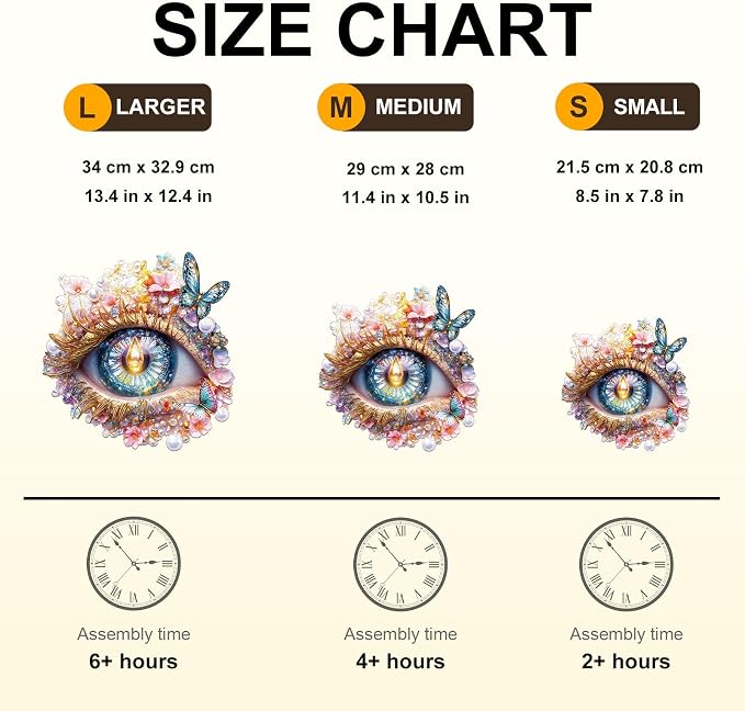 Eden Eye Puzzles Adults Gifts Wooden 240 Pieces 13.4 * 12.4in - Image 4