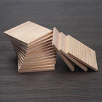 4″ X 4″ Wood Squares Wooden Blocks - Image 2