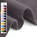 Dark Gray Soft Felt Fabric Sheet 36" x 36", 1.6mm Thick, Premium Craft Felt by Grainear