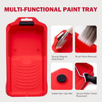 Mister Rui 11-Piece Foam Paint Roller Kit, 4-Inch Roller - Image 2