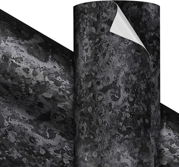 VViViD Premium Black Forged Brushed Craft Vinyl Roll 1ft x 5ft – Bubble-Free by VVIVIDVINYL