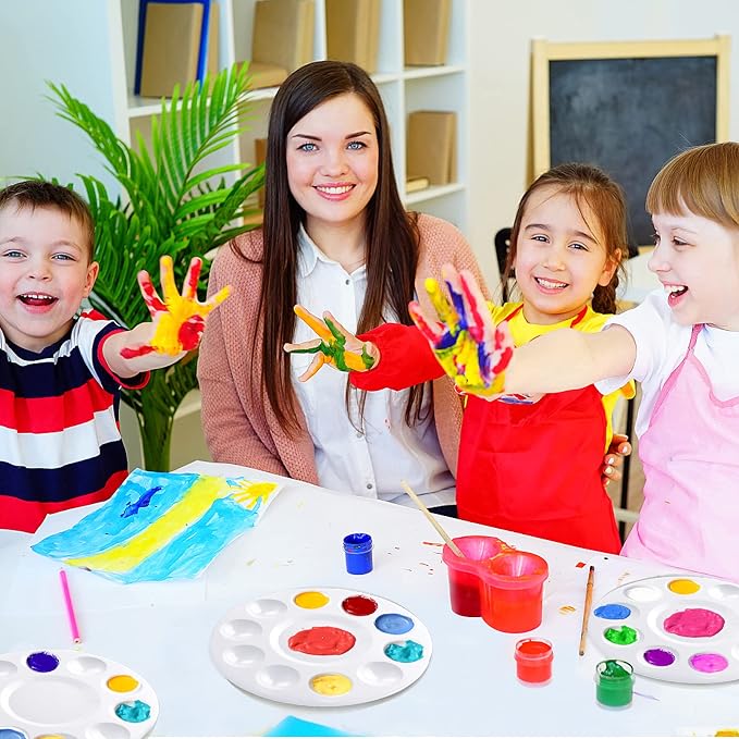 Paint Tray Palette, Plastic Paint Pallet or Pupils to Painting, DIY Craft - Image 3