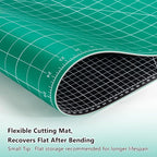 Ecraft 23"x47" Large Self Healing Non-Slip Cutting Mat, Double Sided 5-Ply - Image 5