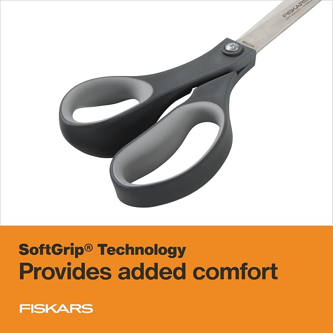 Fiskars 8" Left-Handed Titanium All Purpose Scissors - Image 4