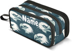 Custom Eagles Head Pencil Case Box Boys Girls Personalized Name Large Pencil by BOENLE-WELCOMEYOURCOMING