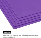 MECCANIXITY EVA Foam Sheets Dark Purple 35.4 Inch x 19.7 Inch 2mm Thick Crafts - Image 5