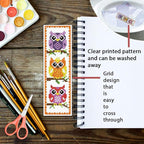 ORIGACH 6 Set Cross Stitch Bookmark Kit - Image 3