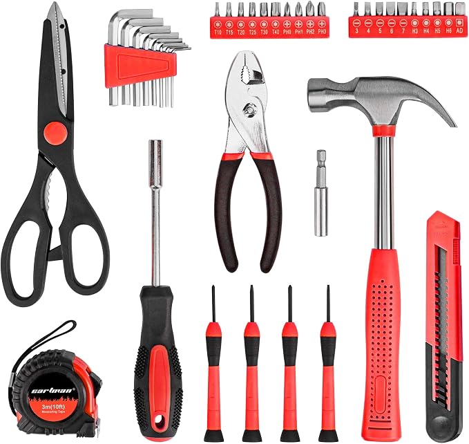 CARTMAN 39-Piece Household Tool Set, DIY projects, furniture setup, and daily - Image 2