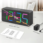 DreamSky Wooden Digital Clock for Bedroom Desk - Image 6