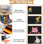 ZeeDix Canvas Zipper Pouch Bulk – 8.3 x 5 Inches Cotton Canvas Pouches - Image 3