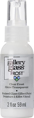 Gallery Glass, Frost Clear Stained Glass 2 fl oz Brilliant Smooth Finish Paint by GalleryGlass