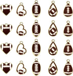 20PCS Sports Charms Enamel Basketball Baseball Pendant Charms - Image 6