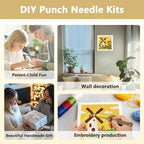 Doodlream Windmill Landscapes DIY Punch Needle Embroidery Kit - Image 4