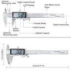 Digital Caliper, IP54 Waterproof Stainless Steel Caliper Measuring Tool - Image 4