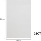 Aida Cloth 28 Count Cross Stitch Fabric, 19×28inch | Ultra Fine 28CT Ensures - Image 2