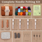 ZXIIXZ Needle Felting Kit, 24 Colors Felting Wool Kit - Image 2