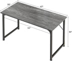 Huuger Computer Desk, 48 Inch Office Desk, Gaming Desk - Image 3