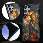 Case for Samsung Galaxy S23 Ultra Case, Halloween Witch Moon Stained Glass - Image 2