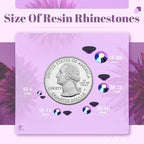 8000PCS 3mm Resin Jelly Rhinestones in Bulk, Bedazzling Flatback Crystals - Image 3
