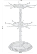 2 Tier Rotating Jewelry Display Stand, Necklace Holder, Jewelry Tree Stand - Image 3