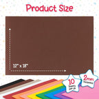 Hygloss Sheets Colorful Foam for DIY Arts & Craft, 10 Piece - Image 3