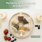 haakaa Silicone Popsicle Molds for Kids, Collapsible Ice Pop Molds - Image 6