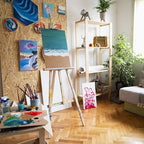 GOTIDEAL Stretched Canvas, 8x10 Inch Set of 10, Primed White - Image 7