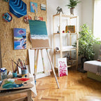 GOTIDEAL Stretched Canvas, 5x7 Inch Set of 10, Primed White - Image 7