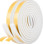 Kikerike Self Adhesive Foam Tape Weatherstrip 3/4in x 3/8in x 20Ft High Density by Kikerike