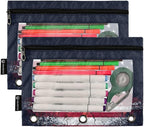 Custom Retro American Flag Pencil Pouch - Image 2