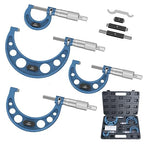 HDLNKAK Outside Micrometer Set, 0-4" Machinist Micrometer, 0.0001" Graduation by HDLNKAK