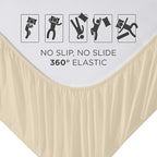 Royale Linens Fitted Sheet Twin XL - Image 5