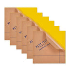 6 PCS Yellow Cast Acrylic Opaque Plastic Sheet 8 x 8 Inch, by MaterialsParts