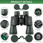 20x50 High Powered Binoculars for Adults, Waterproof Binoculars - Image 2