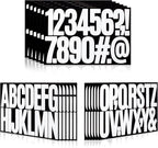 288 Pieces 18 Sheets Letter Stickers, Self Adhesive Vinyl Waterproof Mailbox by Llewyn