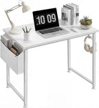 Lufeiya White Small Desk for Bedroom by LUFEIYA