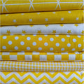 7PCS 18" x 22" Quilting Fat Quarters Fabric Bundles, by Unknown