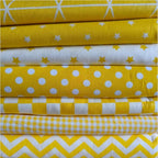 7PCS 18" x 22" Quilting Fat Quarters Fabric Bundles, by Unknown