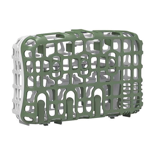 Dr. Brown's Dishwasher Basket for Small Baby Bottle Parts, Pacifiers, and Accessories, Clean, Store and Organize Newborn Essentials, BPA Free, Green