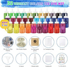 Tie Dye Kit 32 Color All-in-one Clothing Dye Kit, Permanent Fabric Dye - Image 2