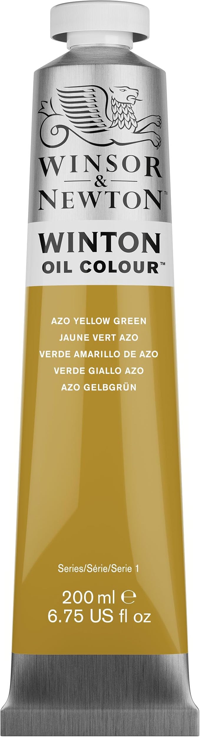 Winsor & Newton Winton Oil Color, 200ml Tube, Azo Yellow Green - Image 12