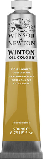 Winsor & Newton Winton Oil Color, 200ml Tube, Azo Yellow Green - Image 12