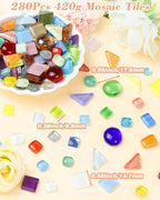FIVEIZERO 420g Mosaic Tiles for Crafts - Image 2