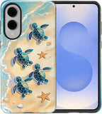 for Samsung Galaxy S25 Edge Case, Sea Turtle Beach Pattern Glossy 2 in 1 - Image 2