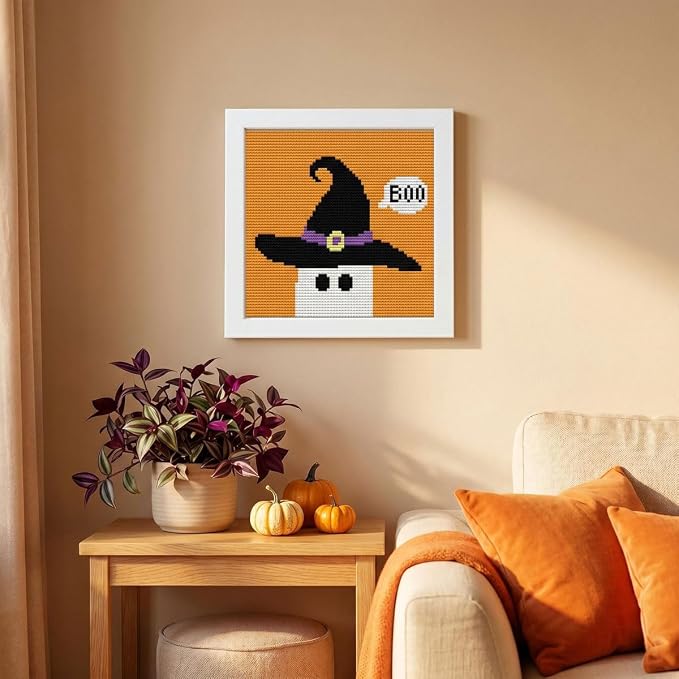 WUSARPLY Halloween Stamped Cross Stitch Kits - Image 9